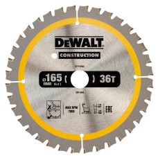 Диск пильний DeWALT Constrction 165х20мм 36T (DT1950)