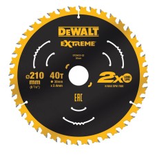 Диск пилковий DeWALT Extreme 210х30мм ATB 40T (DT20433)