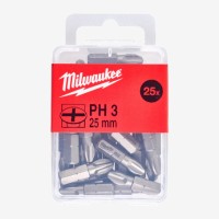 Біти Milwaukee PH3 25мм 25шт. (4932399588)