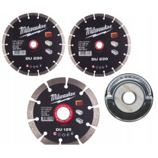 Набір дисків по бетону Milwaukee DU 230/125 + Fixtec гайка XL (4932478957)