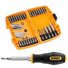 Набір біт і насадок DeWALT + викрутка 30pcs. (DT71506)