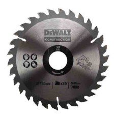 Диск пильний DeWALT Constrction 160х30мм 30T (DT1937)