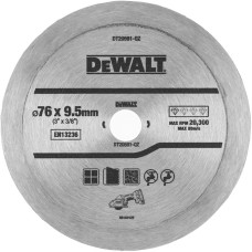 Диск алмазний по плитці DeWALT 76x9.5 (DT20591)