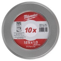 Диск відрізний по металу Milwaukee SCS 41/125х1.0 10шт. (4932459164)