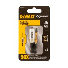 Біти + тримач DeWALT eXtreme TX20 57мм 3шт. (DT70537T)