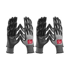 Набір рукавиць Milwaukee Hi-Dex з захистом від порізів 4 рівня 9/L 12пар (4932480518)