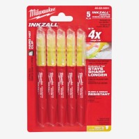 Маркер-текстовидільник Milwaukee InkZAll 5шт. (48223201)