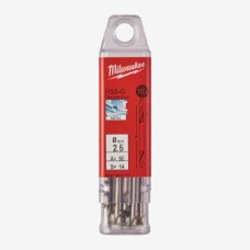 Свердло по металу HSS-G Milwaukee DIN1412 2.5мм двустороннє 10 pcs. (4932352222)