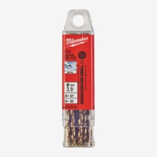 Свердло по металу HSS-Co Milwaukee DIN338 3.0мм 10pcs. (4932373336)