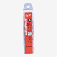 Свердло по металу THUNDERWEB HSS-G Milwaukee DIN338 6.6х101мм 5шт. (4932459860)