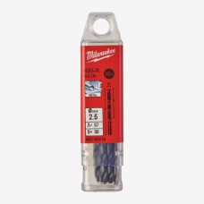 Свердло по металу HSS-R Milwaukee DIN338 2.5мм 10pcs. (4932363459)