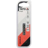 Свердло по металу PREMIUM YATO HSS4241 2.5мм 5pcs. (YT-44207)