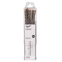 Бур SDS-PLUS 4C Contractor MILWAUKEE, O8х160мм, (10шт)