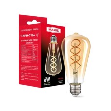 ST64 FM 6W 2400K 220V E27 Golden Deco