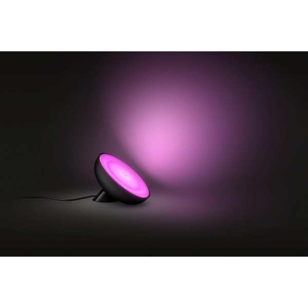 Настільний світильник розумний Philips Hue Bloom, 2000K-6500K, RGB, ZigBee, Bluetooth, димування, чорний