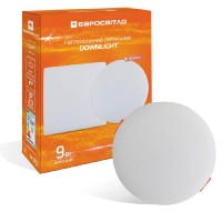 Світильник точковий врізний Євросвітло 9Вт коло LED-R-100-9 4200К без рамки