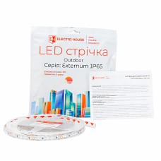 LED стрічка 18Вт 24 В 2835 240 діодів 100Лм/Вт теплий білий (серія Externum), гарантія 3 роки