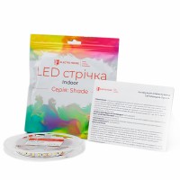 LED стрічка  10Вт 12 В 2835 120 діодів 110Лм/Вт теплий білий 2800К (серія Shade) (EH-STR4SH)