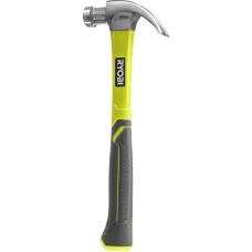 Молоток столярний Ryobi RHHCC450, 450г, магнітний утримувач, рукоятка скловолокно