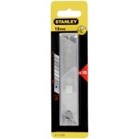 Леза сегментовані STANLEY 18мм 10pcs. (0-11-301)