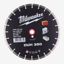 Диск алмазний по армованому бетону Milwaukee DUH 350x25.4 (4932471986)