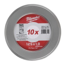 Диск відрізний SCS 41/125x1 PRO+ (10 шт) в металевому боксі