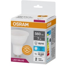 Світлодіодна лампа LED Osram LED PAR16 60 7W/865 230V GU10 (4058075689879)